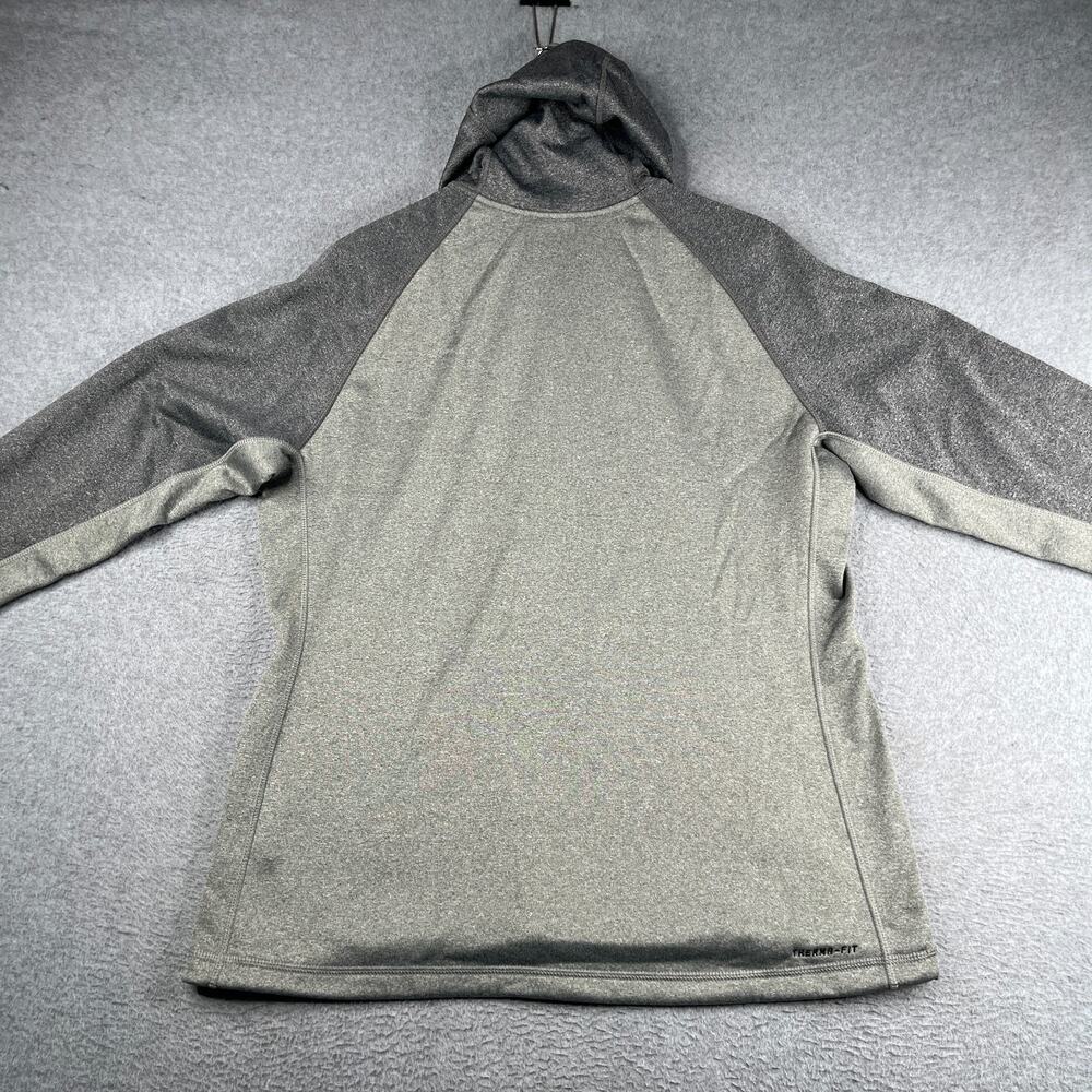 Nike Therma Fit Hoodie Sweatshirt Graphic Print Womans Large Thumb Holes Pocket - Picture 9 of 15